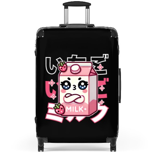 Touchy Strawberry Milk Hug Suitcases