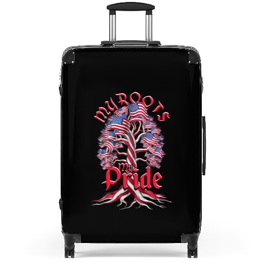 Genealogy Genealogist USA My Roots My Pride Suitcases