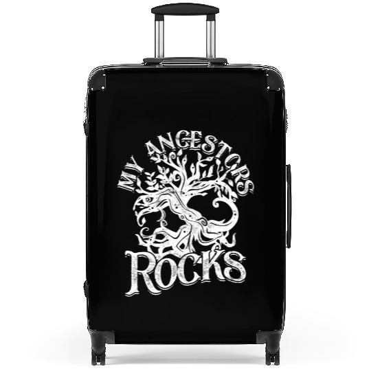 Genealogy Genealogist My Ancestors Rocks Suitcases