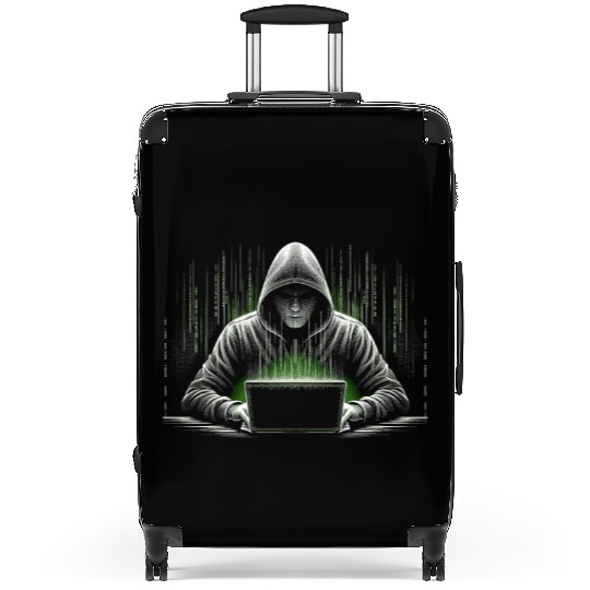 Hacker Programmer Computer Science Suitcases