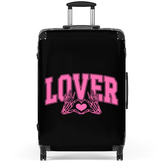 Skeleton Hand Heart Lover Valentine's Day Design Suitcases