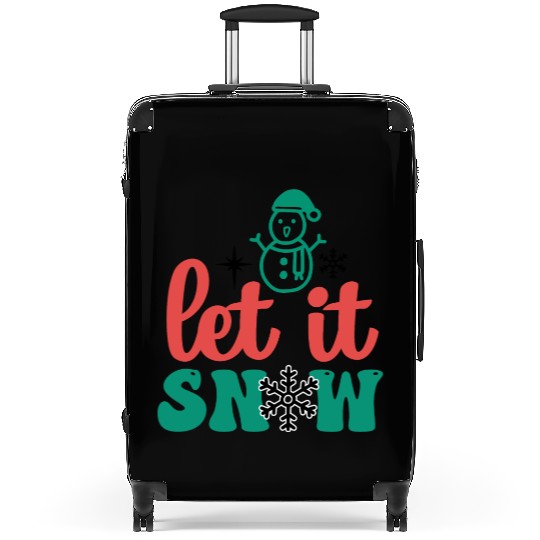 let it snow Suitcases