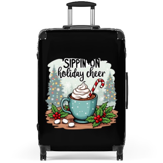 Sippin' On Holiday Cheer Hot Cocoa Suitcases