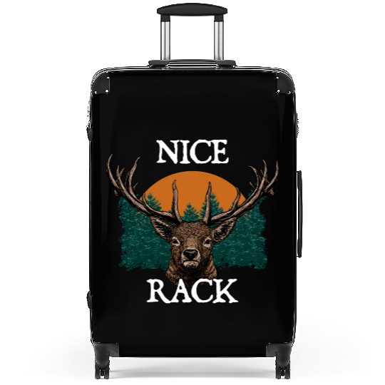Nice Rack Deer Hunting Elk Hunter Animal Stalking Suitcases