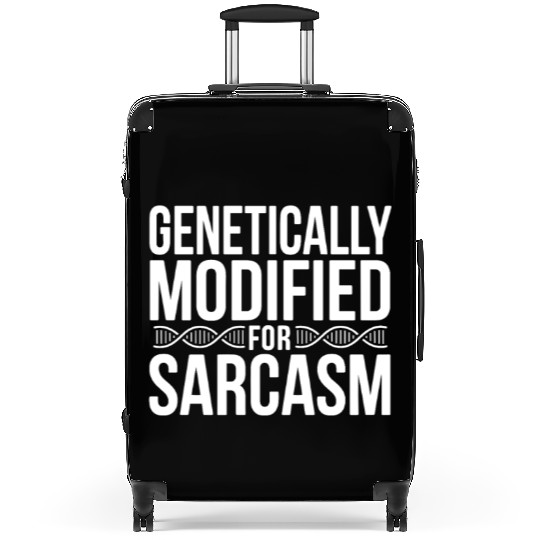 Sarcastic Genealogy DNA Test Genetics Biologist Suitcases