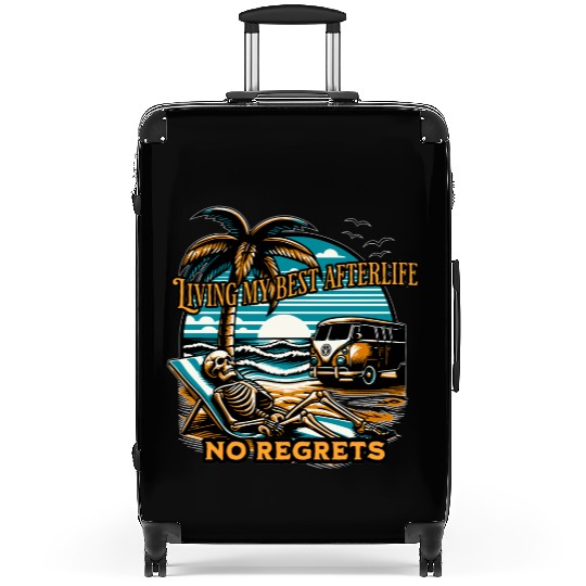 Living my best afterlife. No regrets. Suitcases