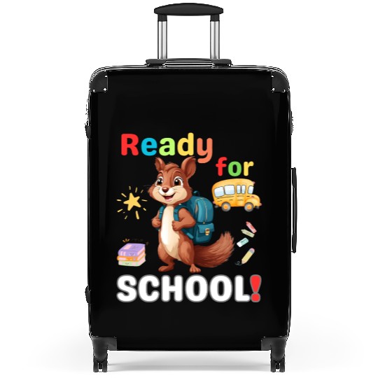 Squirrel Ready to School, Back to school Suitcases