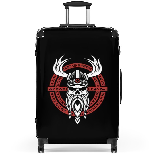 Asatru Valhalla Scandinavian Pride Norsemen Viking Suitcases