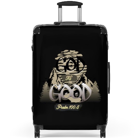 God is good faith Suitcases