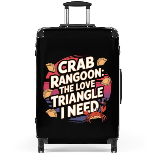 Crab Rangoon Lover American Chinese Sea Food Suitcases