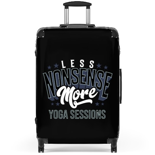 Less Nonsense More Yoga Sessions Inspiration Suitcases