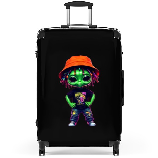 Alien green Suitcases