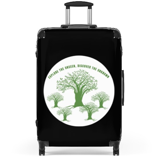 Green Tree Environmentalism Advocacy Suitcases