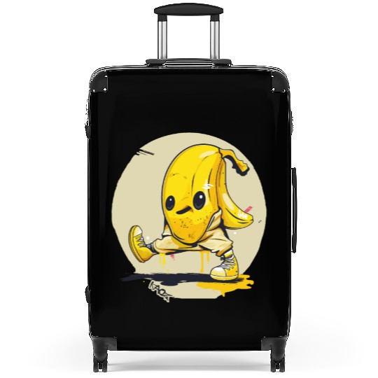 Walking Street Art Banana Suitcases