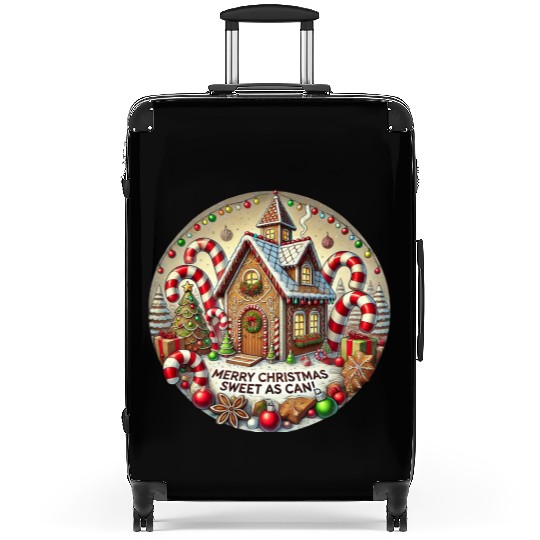 Gingerbread House Christmas Delight Suitcases