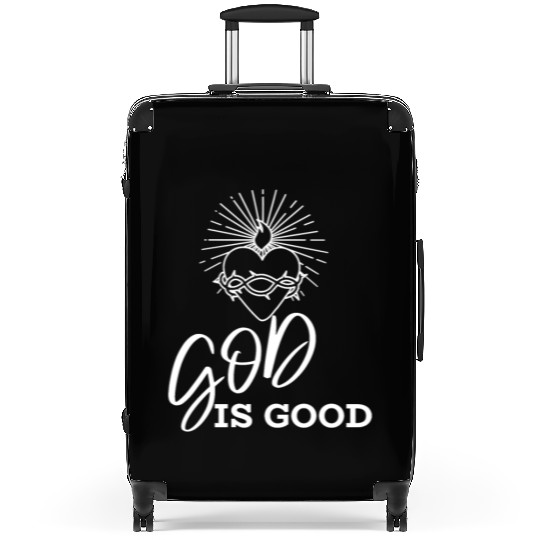 God is good Suitcases