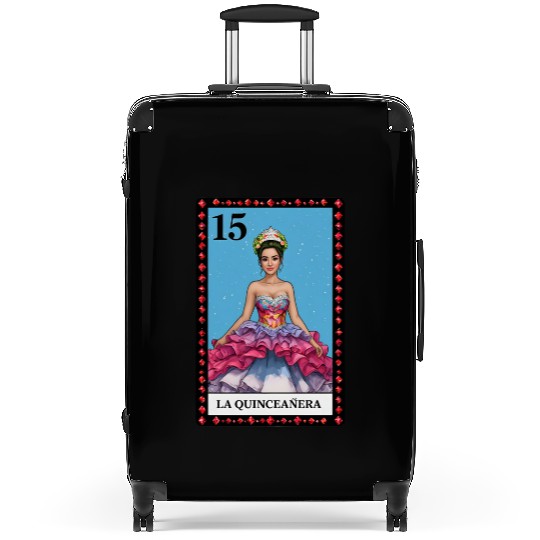 Lotería Quinceañera, Mis XV Hispanic Birthday Suitcases