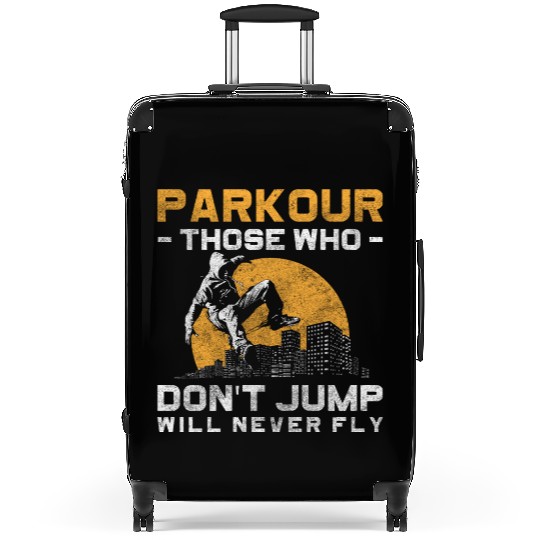 Freerunning Extreme Sport Underground Stunt Suitcases