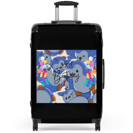 Invited to birthday Suitcases