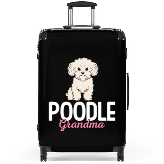Poodle Grandma Poodle Dog Lover Grandma Suitcases