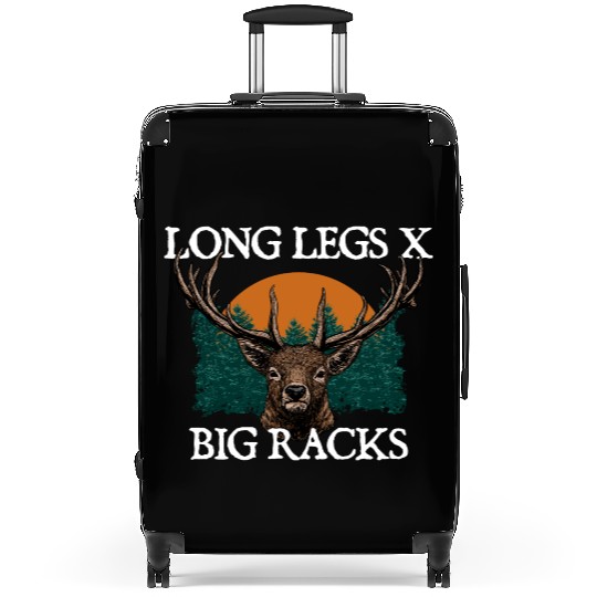Long Legs x Big Racks Deer Hunting Elk Hunter Suitcases