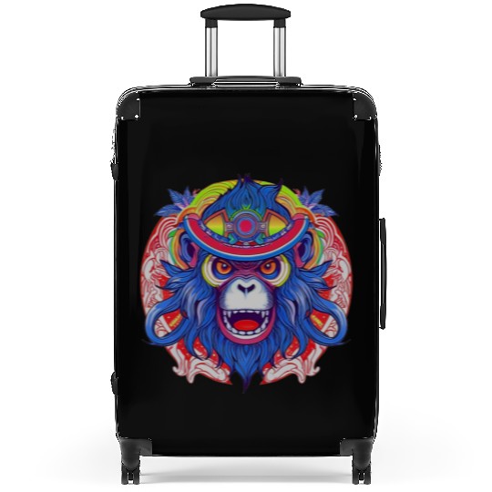 Vibrant Ape Suitcases