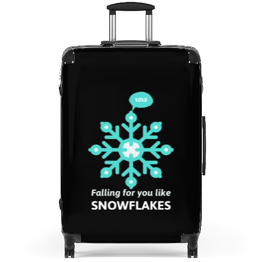 FALLING for you like snowflakes Suitcases