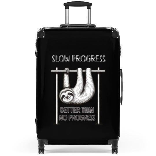 Lazy Gym Sloth Suitcases