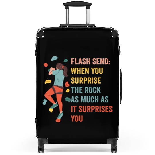 Boulderer Flash Send Bouldering Suitcases