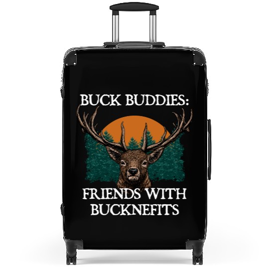 BUCK Buddies Deer Hunting Elk Hunter Friends Hobby Suitcases
