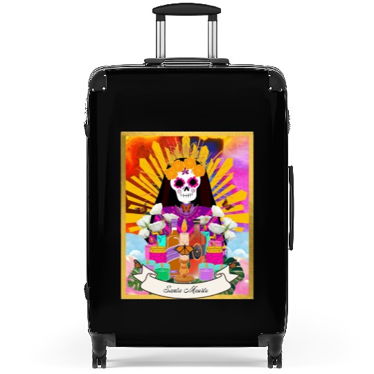 Butterfly Santa Muerte Suitcases