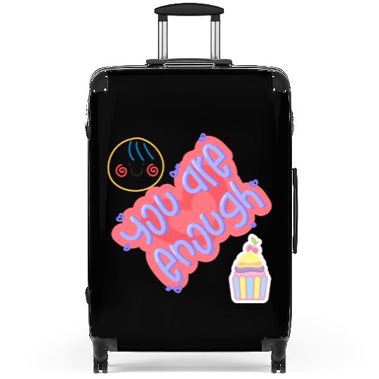 Truly you are enough for me-design by shahishop Suitcases