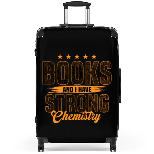 Books And I Have Strong Chemistry Suitcases
