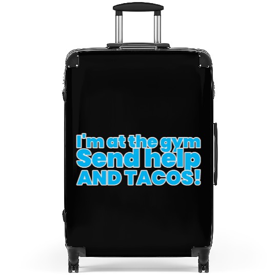 I'm at the gym Suitcases