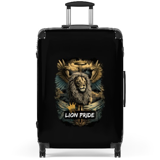 lion of judah - lion pride Suitcases