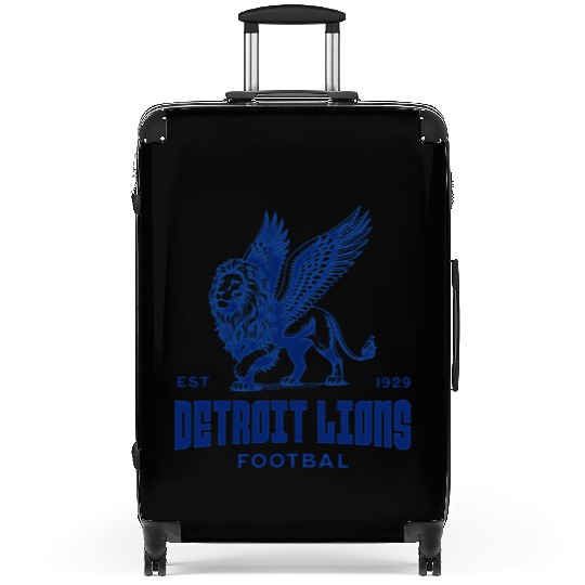 Detroit football Suitcases