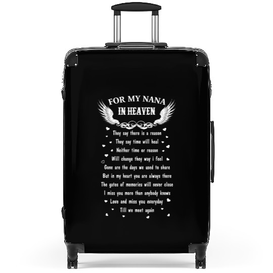 For my nana in heaven. They say there is a reason Suitcases