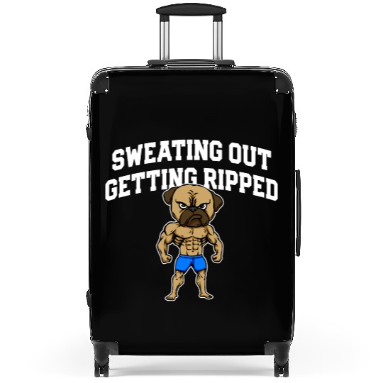 Sweating Out Getting Ripped Workout Player Gym Suitcases