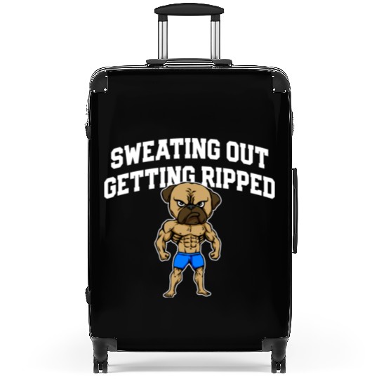 Sweating Out Getting Ripped Workout Player Gym Suitcases