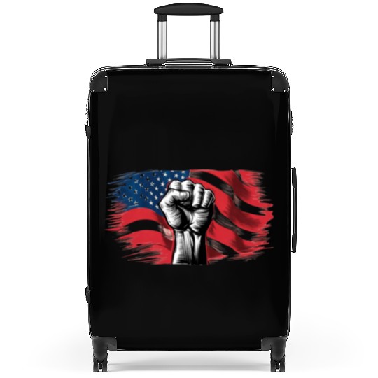 Martin Luther King Day Fight for the poeple Suitcases