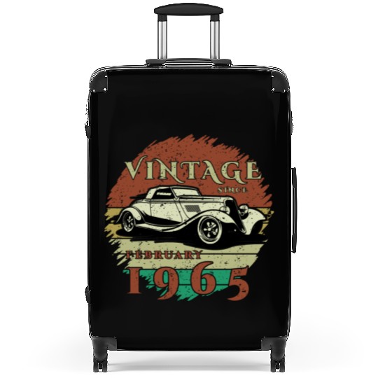 60th birthday Classic Car - Vintage since 02/1965 Suitcases