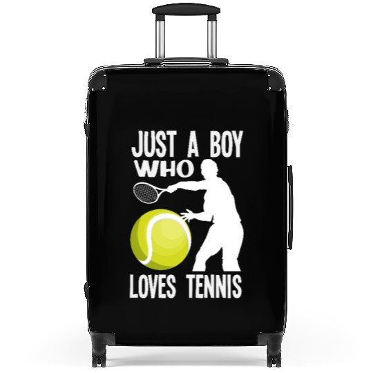Just A Boy Who Loves Tennis Passion Suitcases