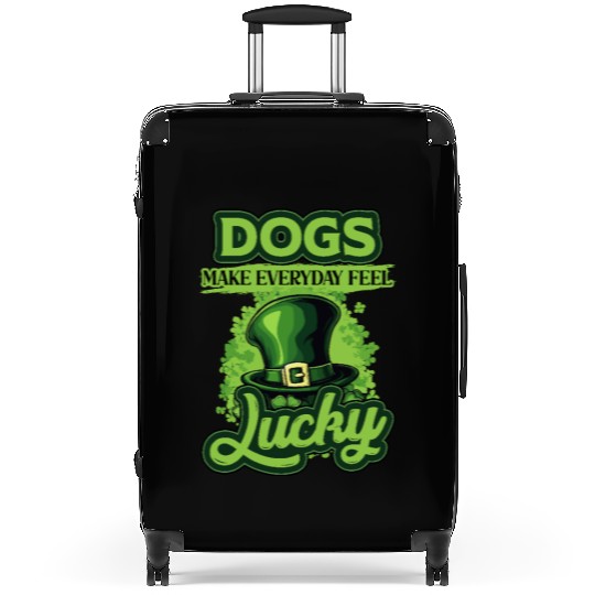 St Patricks Day Dogs Make Everyday Feel Lucky Suitcases