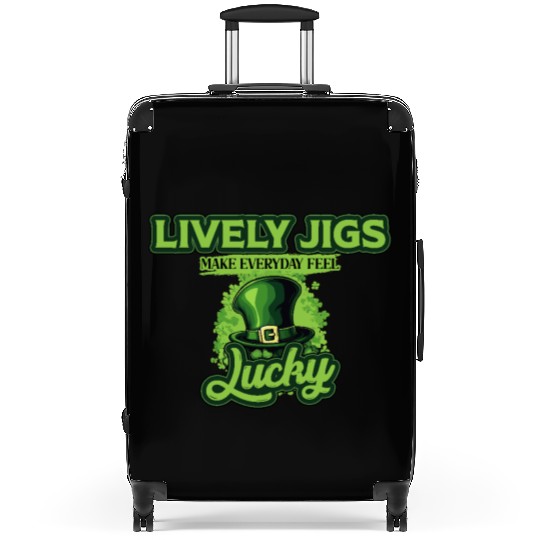 Lively Jigs Make Everyday Feel Lucky St Patricks Suitcases