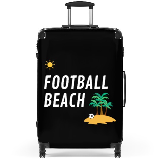 Sunset Football Beach Suitcases