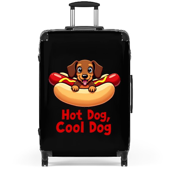 Funny Hot Dog Dachshund Suitcases