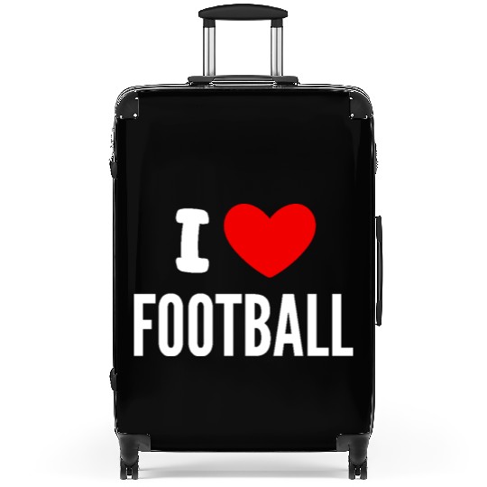 I Love Football Suitcases