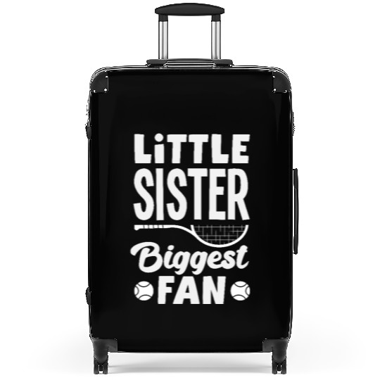 Little Sister Tennis Biggest Fan Suitcases