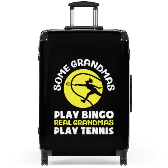 Real Grandmas Play Tennis Fun Design Suitcases