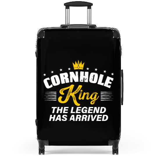 Cornhole King THE LEGEND HAS ARRIVED Cornhole Gift Suitcases